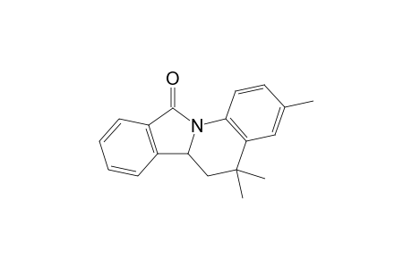 3,5,5-trimethyl-6,6a-dihydroisoindolo[2,3-a]quinolin-11-one