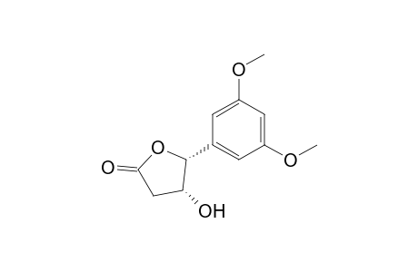(4R,5R)-5-(3,5-dimethoxyphenyl)-4-hydroxy-2-oxolanone
