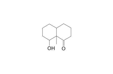 1(2H)-Naphthalenone, octahydro-8-hydroxy-8a-methyl-, (4a.alpha.,8.alpha.,8a.alpha.)-