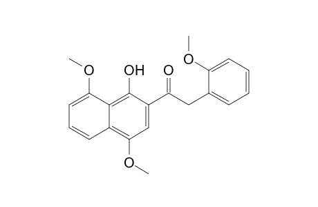 1-(1-Hydroxy-4,8-dimethoxynaphthalen-2-yl)-2-(2-methoxyphenyl)ethanone