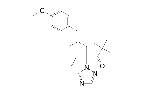 6-Hepten-3-one, 4-[3-(4-methoxyphenyl)-2-methylpropyl]-2,2-dimethyl-4-(1H-1,2,4-triazol-1-yl)-