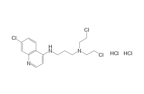 7-chloro-4-{3-[bis(2-chloroethyl)amino]propylamino}quinoline, dihydrochloride