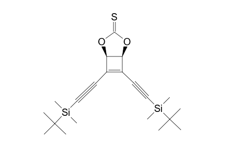 CIS-1,2-BIS-[(TERT.-BUTYLDIMETHYLSILYL)-ETHYNYL]-3,4-THIOCARBONYLDIOXY)-1-CYCLOBUTENE