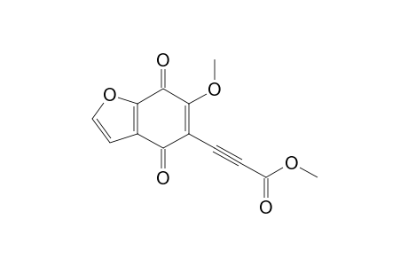 6-Methoxy-5-[2-(methoxycarbonyl)-1-ethynyl]-4,7-benzofuranquinone