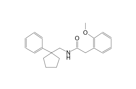 2-(2-methoxyphenyl)-N-[(1-phenylcyclopentyl)methyl]acetamide