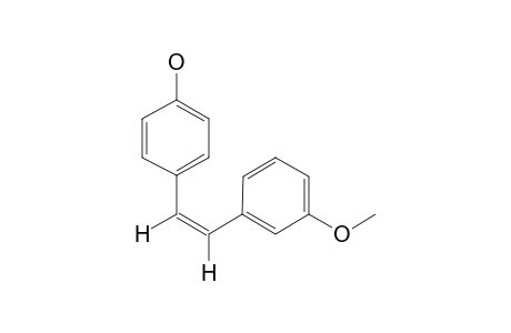 (Z)-4-HYDROXY-3'-METHOXYSTILBENE