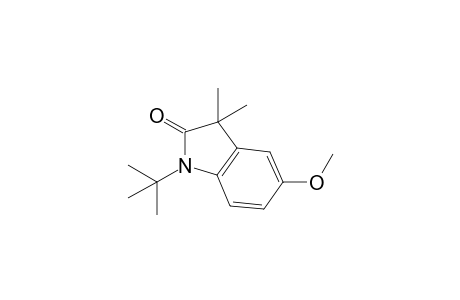 1-tert-butyl-5-methoxy-3,3-dimethyl-indolin-2-one