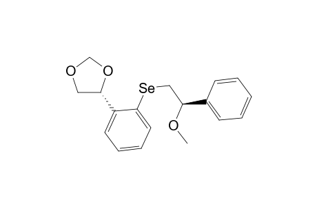 (R)-4-[2-{[(R)-(2-Methoxy-2-phenyl)ethyl]seleno}phenyl][1,3]-dioxalane