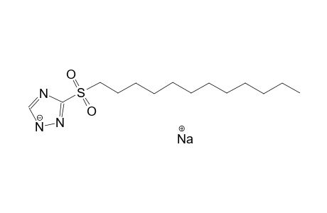sodium 3-(dodecylsulfonyl)-1,2,4-triazol-1-ide