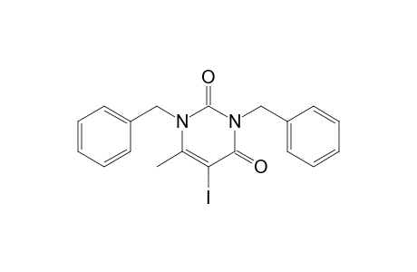 1,3-Dibenzyl-5-iodo-6-methyl-pyrimidine-2,4-dione