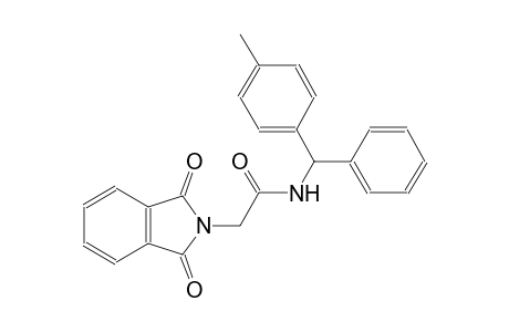 2-(1,3-dioxo-1,3-dihydro-2H-isoindol-2-yl)-N-[(4-methylphenyl)(phenyl)methyl]acetamide