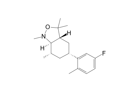 rac-(3aR,5R,7S,7aR)-5-(5-fluoro-2-methylphenyl)-1,3,3,7-tetramethyloctahydrobenzo[c]isooxazole