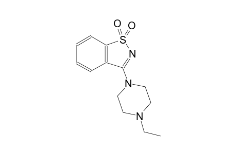 3-(4-ethyl-1-piperazinyl)-1,2-benzisothiazole 1,1-dioxide