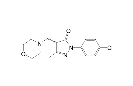 1-(4-Chlorophenyl)-3-methyl-4-morpholinomethylen-2-pyrazolin-5-one