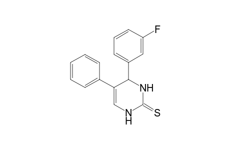 5-Phenyl-4-(3-fluoro-phenyl)-3,4-dihydropyrimidine-2(1H)-thione