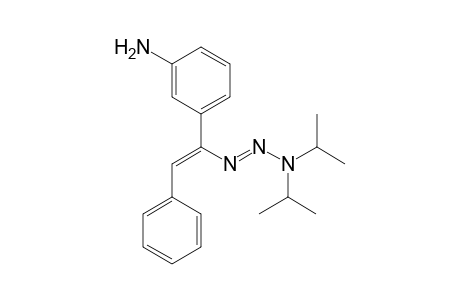 3-((Z)-1-((E)-3,3-diisopropyltriaz-1-en-1-yl)-2-phenylvinyl)aniline