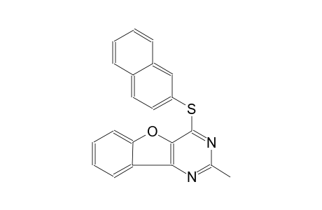 2-methyl-4-(2-naphthylsulfanyl)[1]benzofuro[3,2-d]pyrimidine