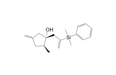 (1R,2S)-1-[2-[dimethyl(phenyl)silyl]allyl]-2-methyl-4-methylene-cyclopentanol