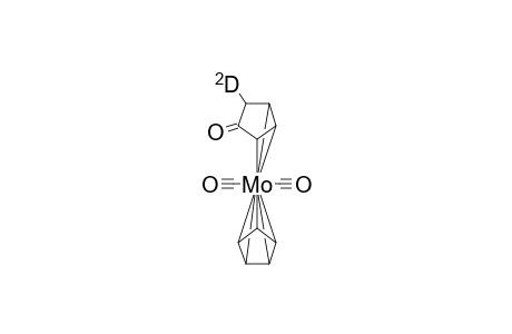 (.eta.5-Cyclopentadienyl)dicarbonyl(.eta.-(2,3,4)-5-deuterio-2-cyclopenten-1-on-4-yl)molybdenum