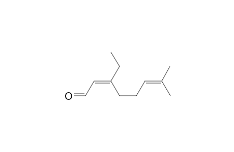 (Z)-3-ethyl-7-methylocta-2,6-dienal