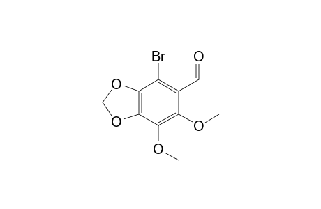 4-Bromo-6,7-dimethoxy-2H-1,3-benzodioxole-5-carbaldehyde