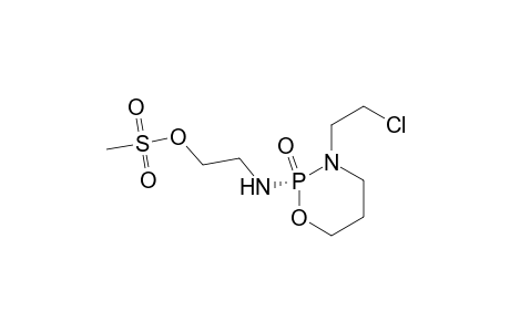 Ethanol, 2-[[3-(2-chloroethyl)tetrahydro-2H-1,3,2-oxazaphosphorin-2-yl]amino]- , methanesulfonate (ester), P-oxide, (R)-