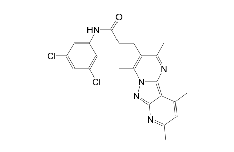pyrido[2',3':3,4]pyrazolo[1,5-a]pyrimidine-3-propanamide, N-(3,5-dichlorophenyl)-2,4,8,10-tetramethyl-