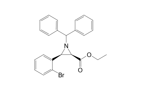 (2R,3R)-1-Benzhydryl-3-(2-bromo-phenyl)-aziridine-2-carboxylic acid ethyl ester