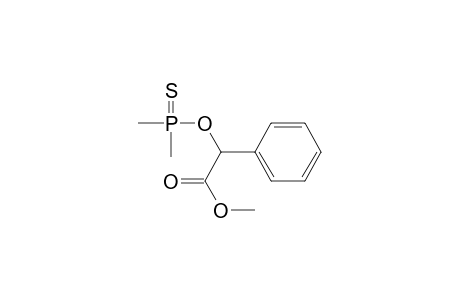 Benzeneacetic acid, .alpha.-[(dimethylphosphinothioyl)oxy]-, methyl ester