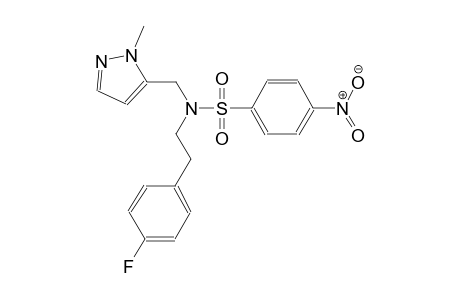 benzenesulfonamide, N-[2-(4-fluorophenyl)ethyl]-N-[(1-methyl-1H-pyrazol-5-yl)methyl]-4-nitro-