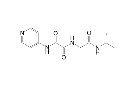 ethanediamide, N~1~-[2-[(1-methylethyl)amino]-2-oxoethyl]-N~2~-(4-pyridinyl)-