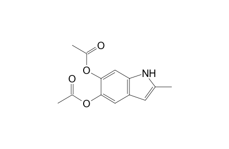 (6-acetoxy-2-methyl-1H-indol-5-yl) acetate
