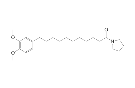 3,4-Dimethoxyphenyl-PA-C11:0 [11-(3,4-Dimethoxyphenyl)undecylpyrrolidinamide]