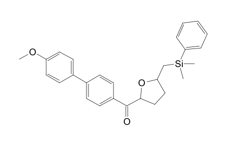 (+/-)-(2-((Dimethyl(phenyl)silyl)methyl)tetrahydrofuran-5-yl)(4'-methoxybiphenyl-4-yl)methanone