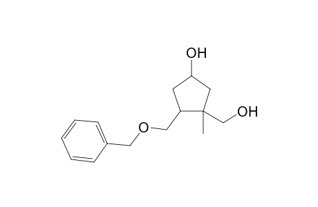 3-Methyl-4-(benzyloxymethyl)-1-hydroxycyclopentane-3-methanol