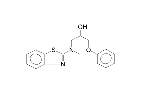 2-[N-(2-HYDROXY-3-PHENOXYPROPYL)-N-METHYLAMINO]BENZOTHIAZOLE