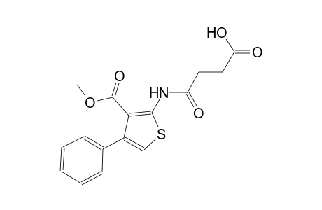 4-{[3-(methoxycarbonyl)-4-phenyl-2-thienyl]amino}-4-oxobutanoic acid