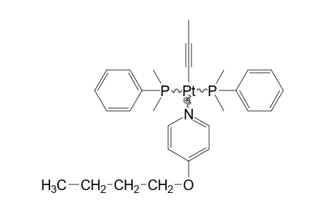 trans-[PT(CCME)(NC5H4OBU-4)(PME2PH)2]+