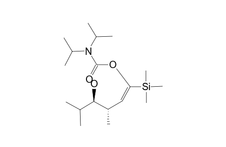 ANTI-(-)-(1E,3S,4R)-4-HYDROXY-3,5-DIMETHYL-1-TRIMETHYLSILYL-1-HEXENYL-N,N-DIISOPROPYLCARBAMATE