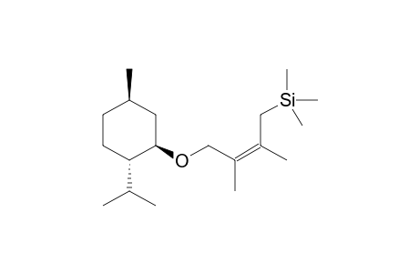 [(Z)-4-[(1R,2S,5R)-2-isopropyl-5-methyl-cyclohexoxy]-2,3-dimethyl-but-2-enyl]-trimethyl-silane