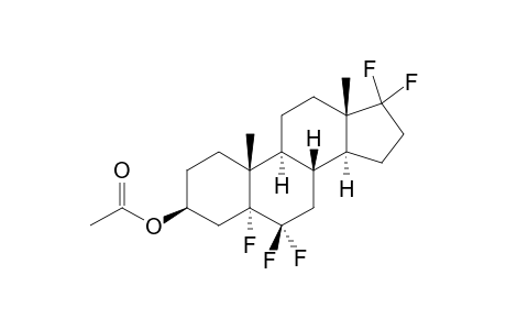 5-ALPHA,6,6,17,17-PENTAFLUORO-ANDROSTAN-3-BETA-OL-ACETATE