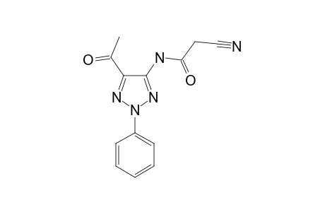 N-(5-ACETYL-2-PHENYL-2H-1,2,3-TRIAZOL-4-YL)-2-CYANO-ACETAMIDE