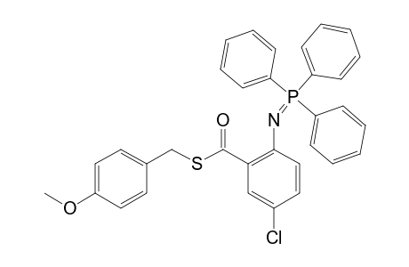 S-(4-METHOXYBENZYL)-5-CHLORO-2-(TRIPHENYLPHOSPHORANYLIDENEAMINO)-THIOBENZOATE