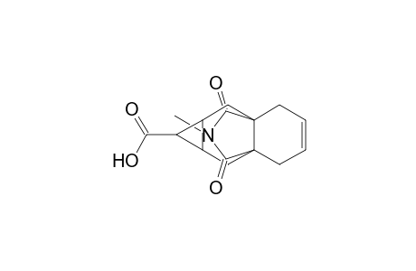 2a,6a-(Methaniminomethano)-1H-cyclopropa[b]naphthalene-1-carboxylic acid, 1a,2,3,6,7,7a-hexahydro-9-methyl-8,10-dioxo-, (1.alpha.,1a.alpha.,2a.alpha.,6a.alpha.,7a.alpha.)-