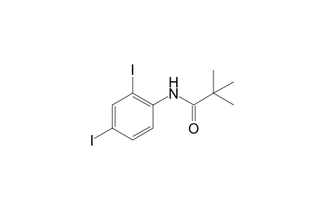 Propanamide, 2,2-dimethyl-N-(2,4-diiodophenyl)-