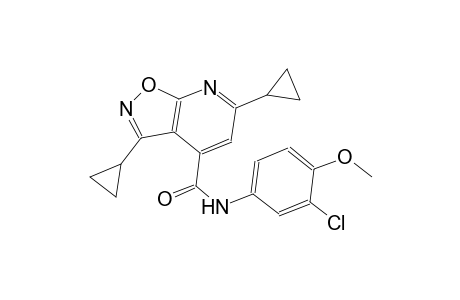 isoxazolo[5,4-b]pyridine-4-carboxamide, N-(3-chloro-4-methoxyphenyl)-3,6-dicyclopropyl-