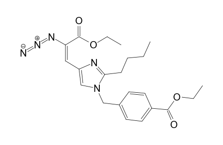 Ethyl .alpha.-Azido-.beta.-[2-butyl-1-(4-carboethoxybenzyl)-imidazol-4-yl]acrylate
