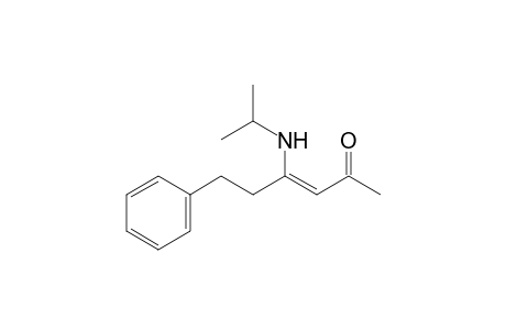 4-(N-Isopropylamino)-6-phenylhex-3-en-2-one