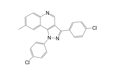 1H-pyrazolo[4,3-c]quinoline, 1,3-bis(4-chlorophenyl)-8-methyl-