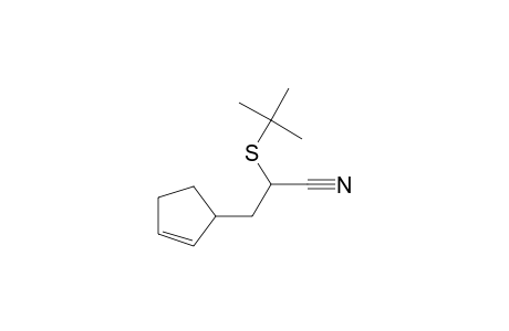 2-Cyclopentene-1-propanenitrile, .alpha.-[(1,1-dimethylethyl)thio]-